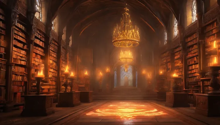 (best quality,4k,8k,highres,masterpiece:1.2),ultra-detailed,(realistic,photorealistic,photo-realistic:1.37),grand wizard academy library,magical aura,floating books,glowing sigils and runes,ancient manuscripts,vintage bookshelves,spiral staircase,enchanted...