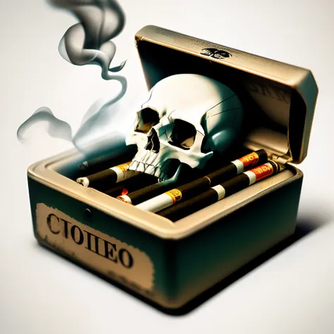 Skull Marks　Cigarette box