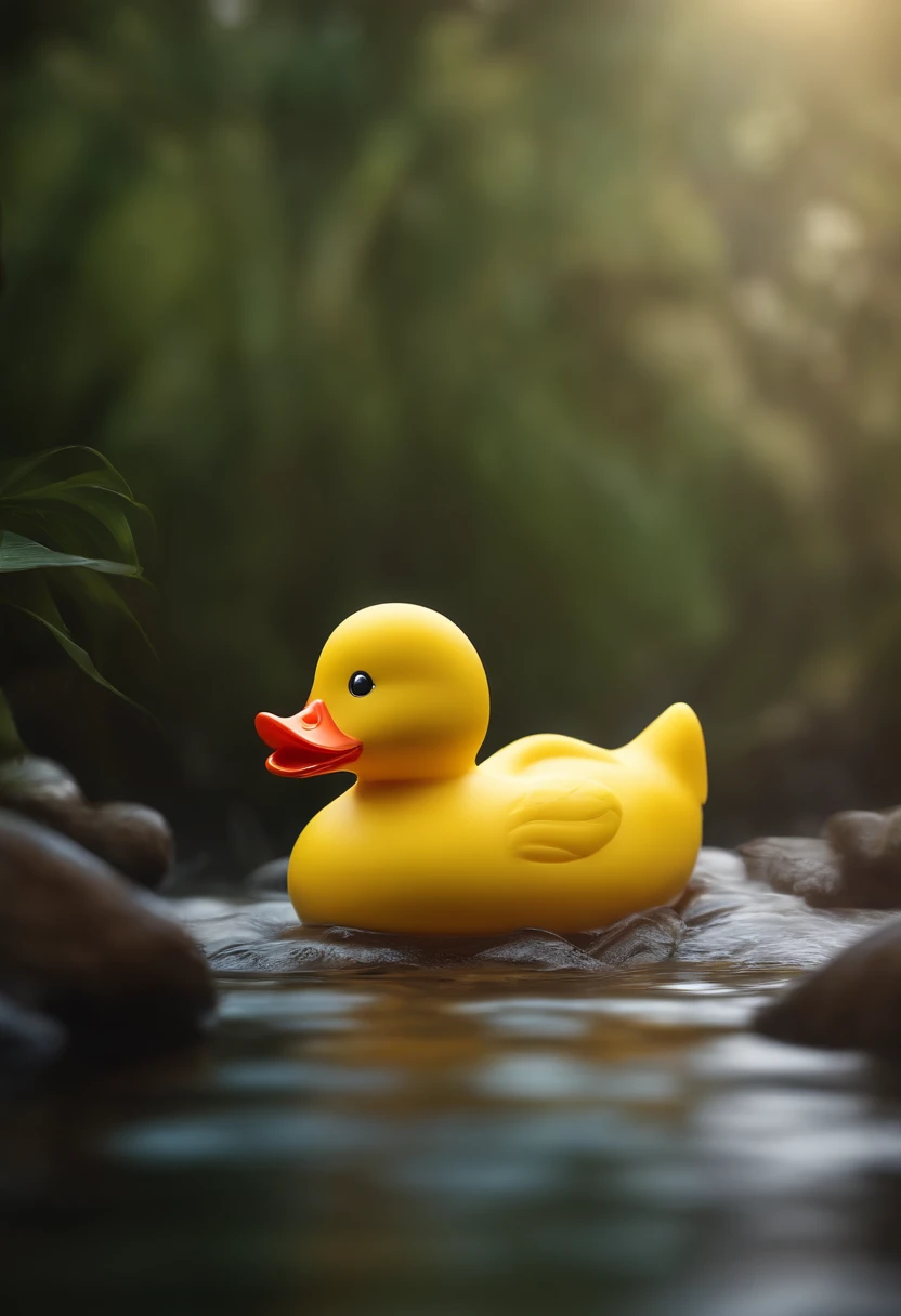 product concept for yellow rubber duck