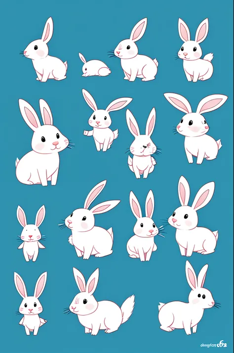 Rabbit animal character animation