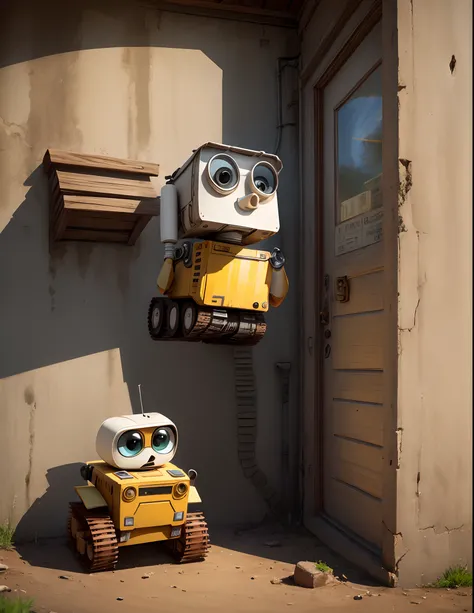 Wall-E themed house