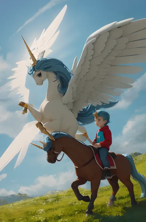 In the My Little Pony version, the character Cyrus is a hardcore player, he has angelic hair, a unicorn horn and angelic pegasus wings, and hes releasing a big Kamerame HA on Kid Buu