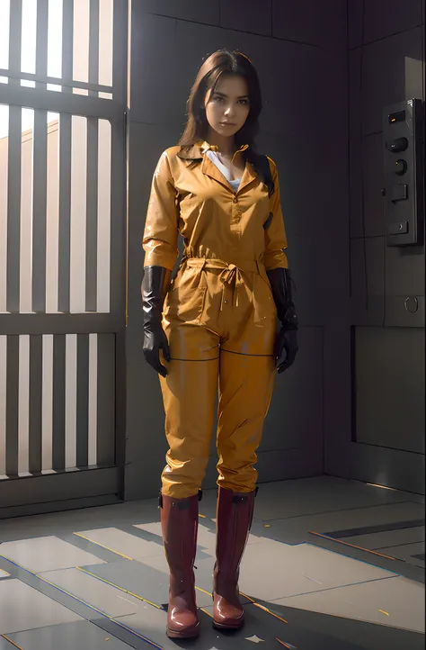 Improve her prison jumpsuit