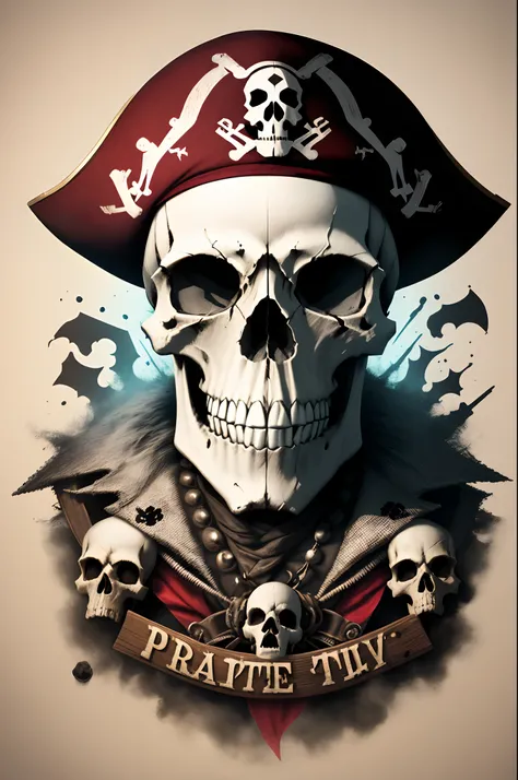 a pirate skull, with the writing "Pirate TV"