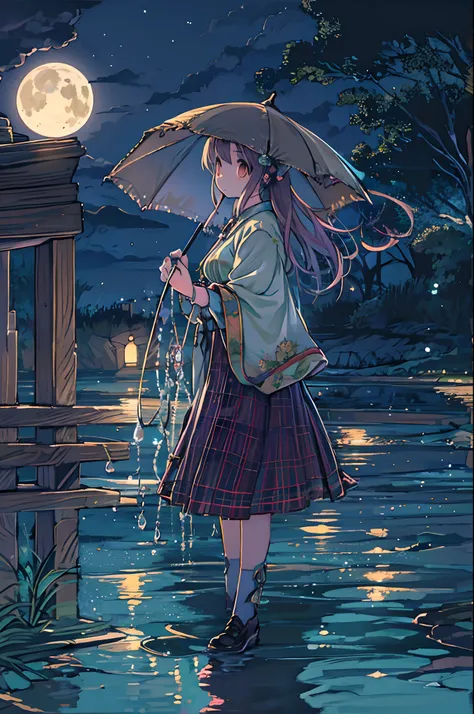 Girl on the water、Under the full moon、Night