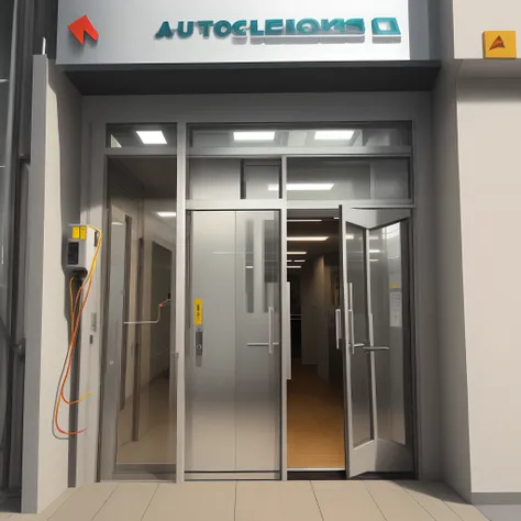 Automatic doors are made from electromagnets