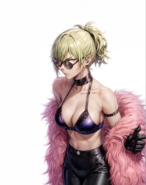 personagem de anime com cabelo longo loiro, Black pants and blue bra holding a katana, Jujutsu Kaisen, Gatilho Estilo de Arte de Anime, arte chave do anime, digital advanced anime art ", badass anime 8 k, Nagito Komaeda, Akira Akatsuki, Melhor Anime 4K Kon...