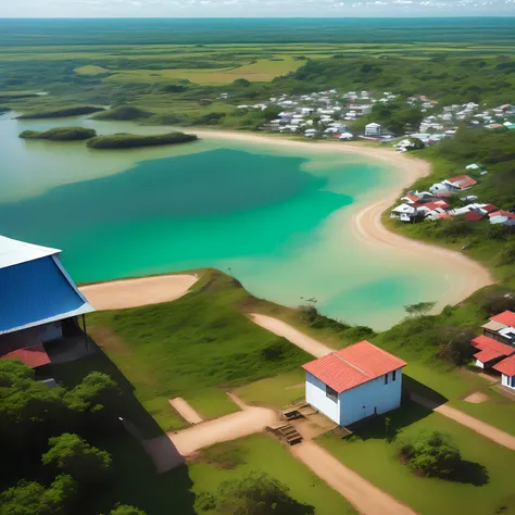 Crie uma paisagem do nordeste brasileiro feito com drone