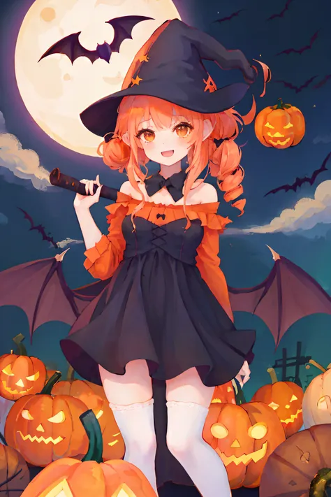 1girll，borgar，pumpkins，the bats