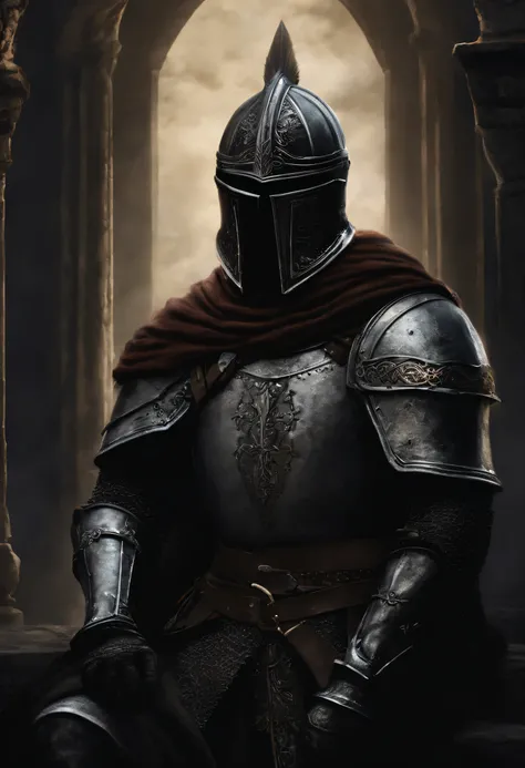 um close up de uma pessoa segurando uma espada em um quarto escuro, arte conceitual dark soul, conceito de alma escura, Arte conceitual de Dark Souls, cavaleiro das almas das trevas, O Cavaleiro das Almas Negras, Arte conceitual de Almas Escuras, Arte de D...