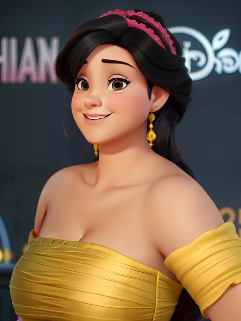 uma mulher linda, branca estilo disney pixar, alta qualidade, melhor qualidade.