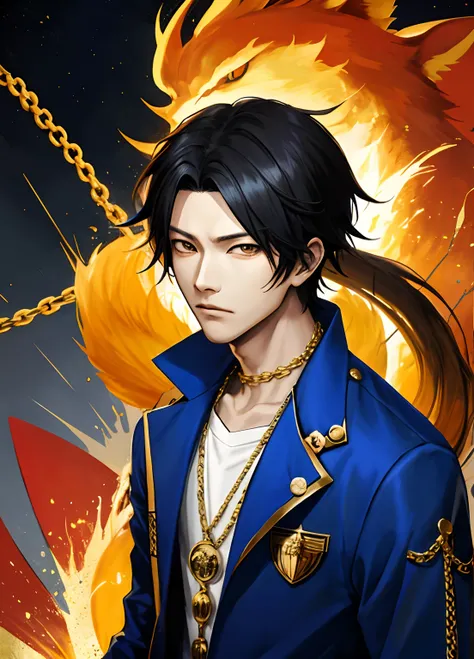 Yusuke kitagawa as a thug and wearing gold chain