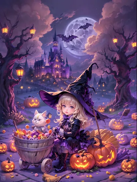 (((masterpiece))),((best quality))),highres,absurdres,((looking at viewer:1.4)),1gril,full body,(hallowee:1.3),happy halloween,c...