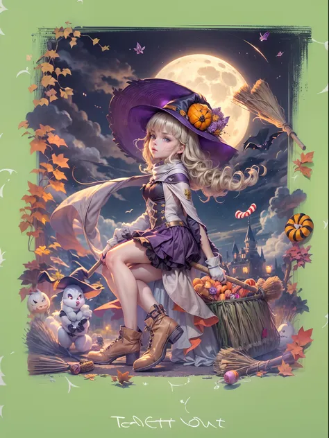 (((masterpiece))),((best quality))),highres,absurdres,((looking at viewer:1.4)),1gril,full body,(hallowee:1.3),happy halloween,c...