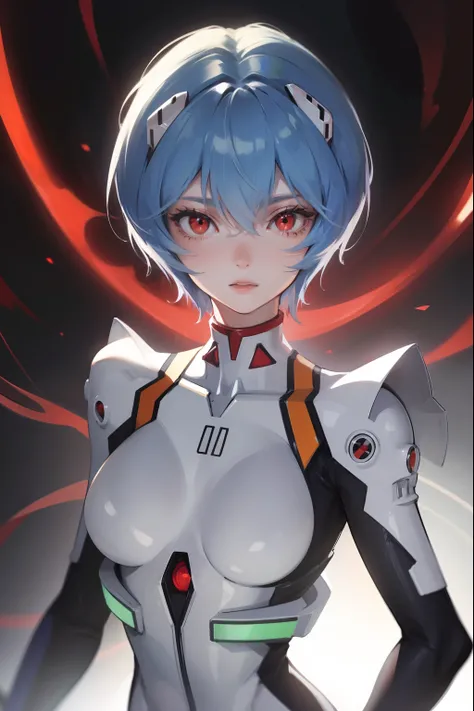 reiayanami, rei ayanami, blue hair, short hair, (red eyes:1.5),
BREAK bodysuit, headgear, plugsuit, white bodysuit,
BREAK outdoors, city,
BREAK looking at viewer, 
BREAK (masterpiece:1.2), best quality, high resolution, unity 8k wallpaper, (illustration:0....