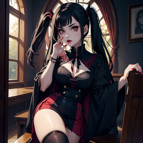 Vampire Goth College Girl