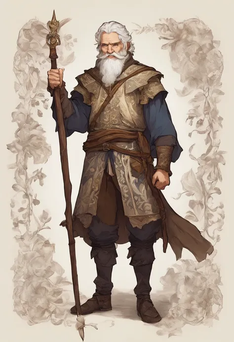 A dynamic full-body pose of a character,Middle Ages Strong 43-year-old men with white hair and beard wear Crown Coat with black dots of skin THUMBS UP, Rey Midas usando un videojuego , character sheet, fondo blanco --ar 3:2,Poses de personajes