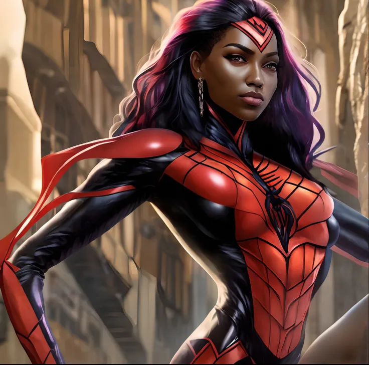 Transgender Black Skinned Spider Woman