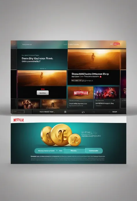 Create a Netflix you tube banner and laughing emoji