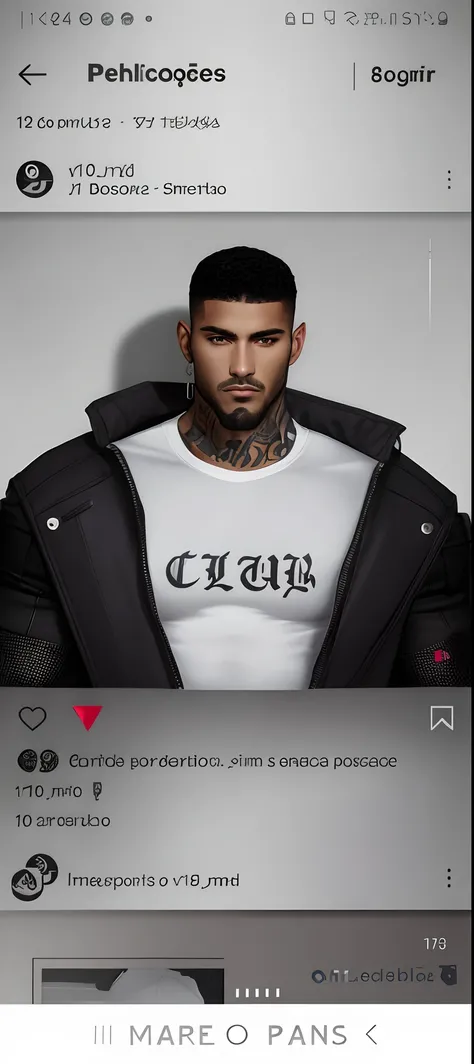 arafed man with a tattoo on his arm and a white shirt, camisa tank, Apertado, corpo inteiro altamente detalhado, corpo superior realista bonito, corpo inteiro detalhado, Tony Sandoval. 8 k realista, corpo inteiro, parte superior detalhada do corpo, sem cap...