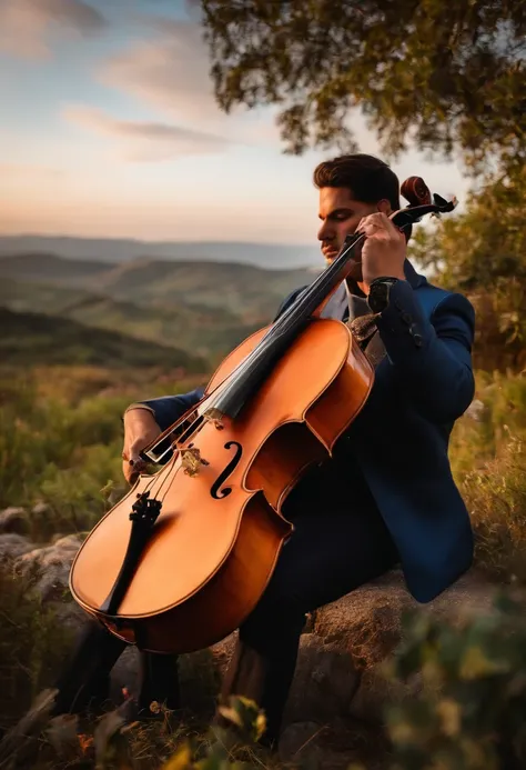 Criar uma imagem com o nome "Celso" com o fundo de um violino.