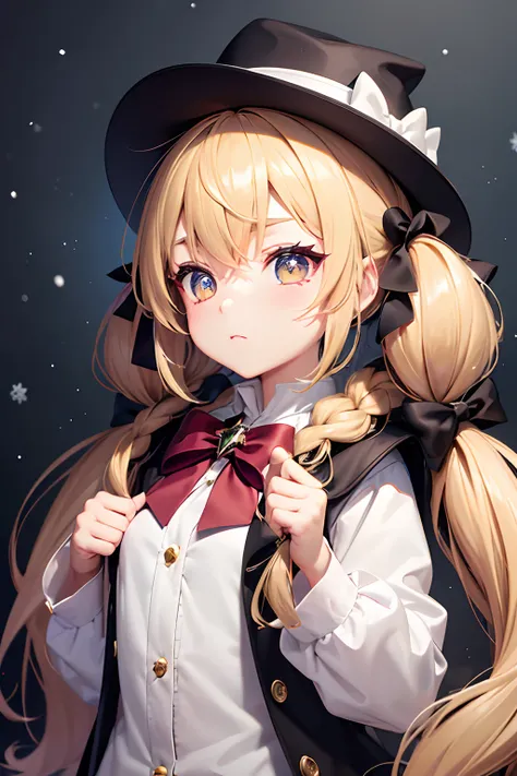 Starry eyes, It looks even more beautiful than immortal, Ahoge, hair, star-shaped pupils, Amber eyes, colored contact lenses, blush, high detailing, Anime, romanticism, Modern, Gothic art, Anime style, Film Lighting, Ray tracing, Motionry, close-up, Sony F...