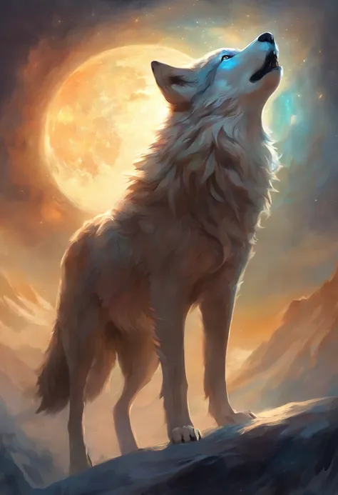 Wolf howling