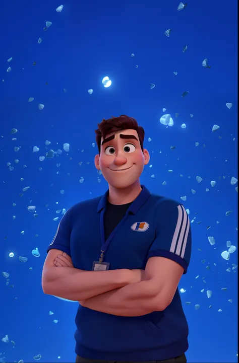 Um homem estilo Disney Pixar, alta qualidade, melhor qualidade