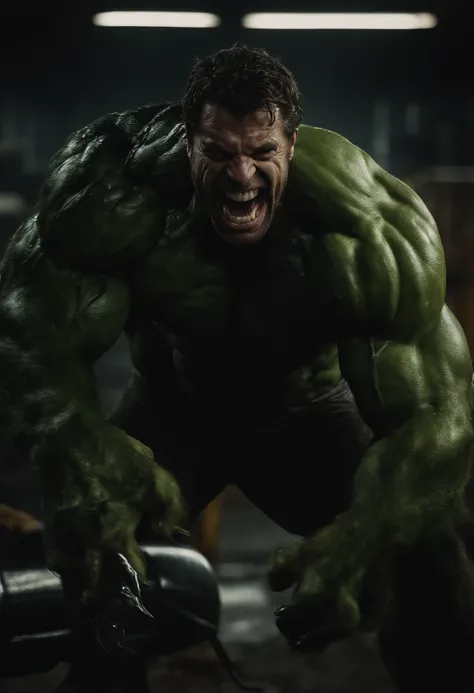 Venom combined with The Hulk