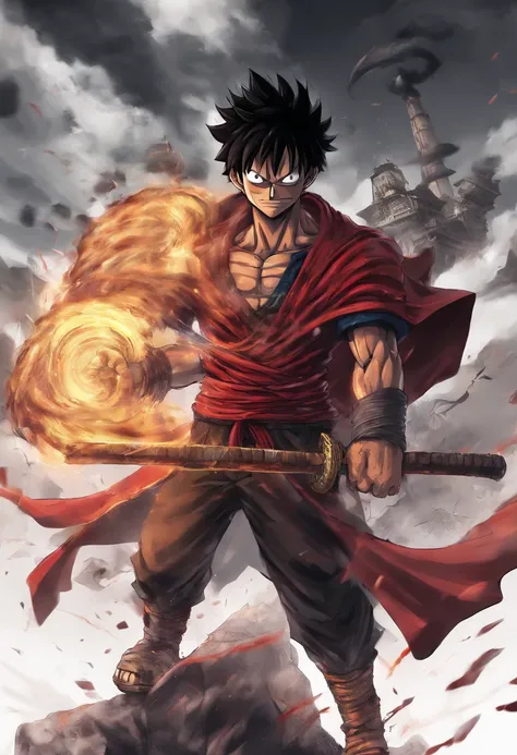 luffy x guts, Gear5