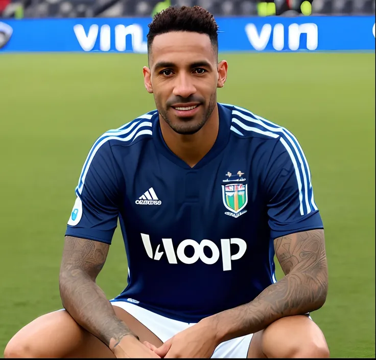 Manuel Gomes with the Vitória shirt