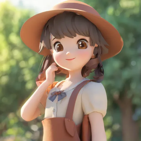 solo, masterpiece, best quality, highly detailed, finely detail, Depth of field, anime screenshot,1girl, simple_background,default village