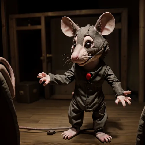 Rat animatronic character