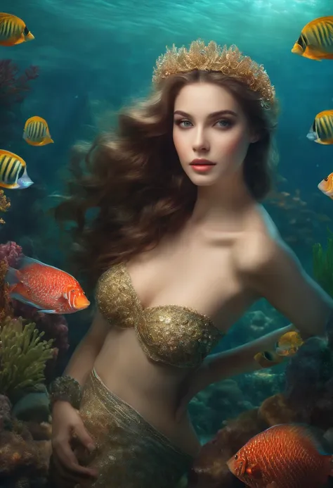 (best quality,4k,8k,highres,masterpiece:1.2),ultra-detailed,(realistic,photorealistic,photo-realistic:1.37),beautiful detailed eyes,beautiful detailed lips,extremely detailed eyes and face,longeyelashes,1girl,underwater scene,floating,graceful,breathing un...