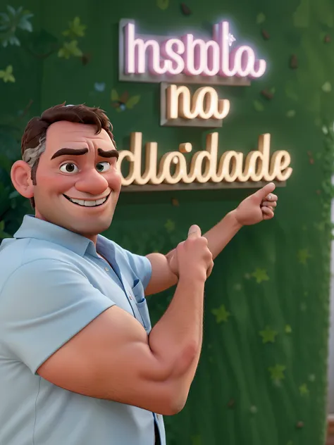 Criar homem idoso no estilo Pixar Disney, de melhor qualidade