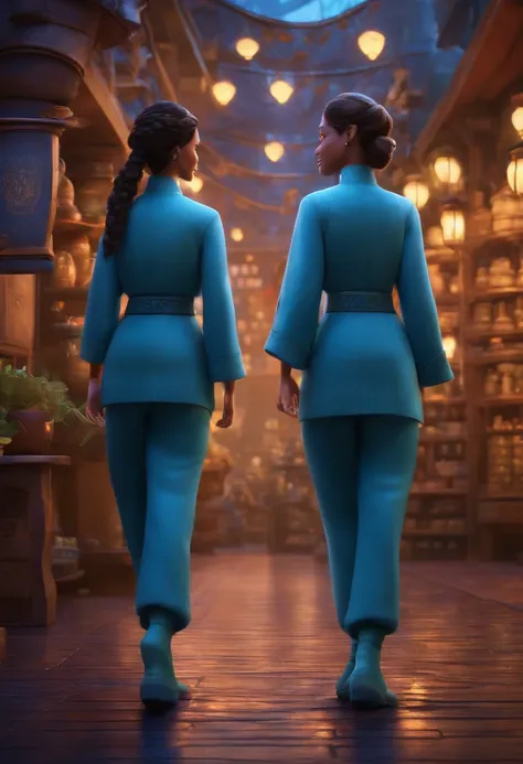 disney pixar avatar showing two female pharmacists