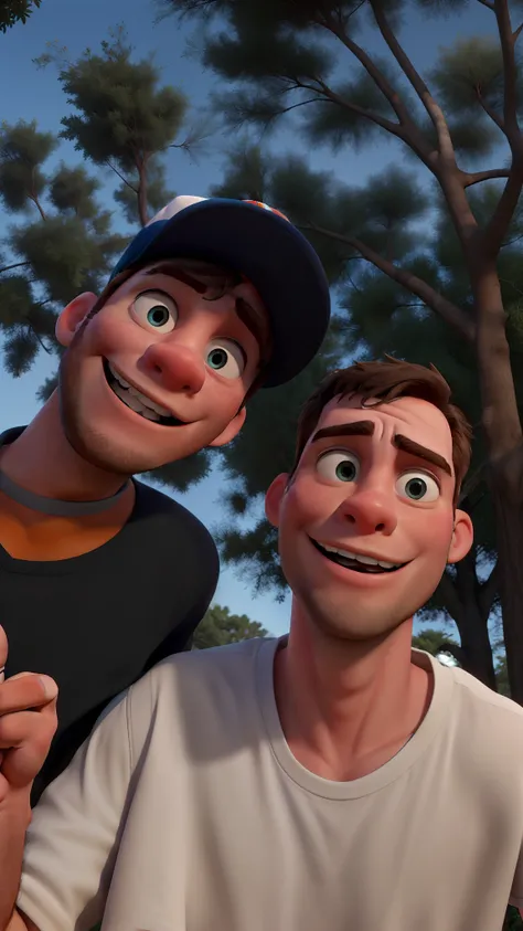 White boys with disney pixar style caps, alta qualidade, melhor qualidade