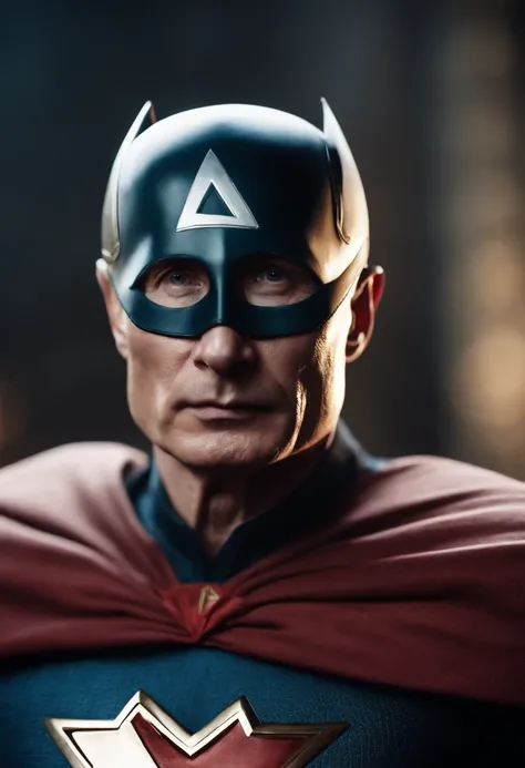 Putin as the Superhero Captain Russia,