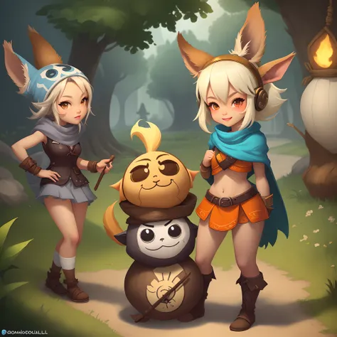 Make an osamodas character from the game dofus/wakfu