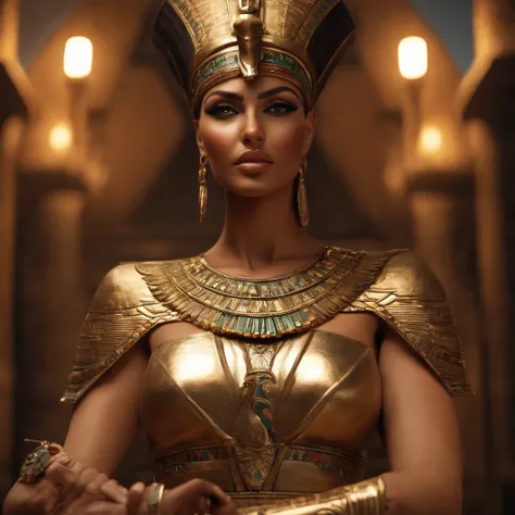 ((beste-Qualit)), ((ultra resolution)), ((Photorealistic)), (intricate detials),  (((Two super sexy ancient Egyptian female warriors with HOPESH swords fight in front of a pharaoh in ancient Egypt with a perfect body,  Her body glistens with olive oil   ) ...