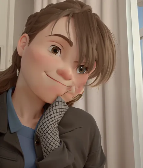 Uma menina estilo disney pixar, alta qualidade, melhor qualidade