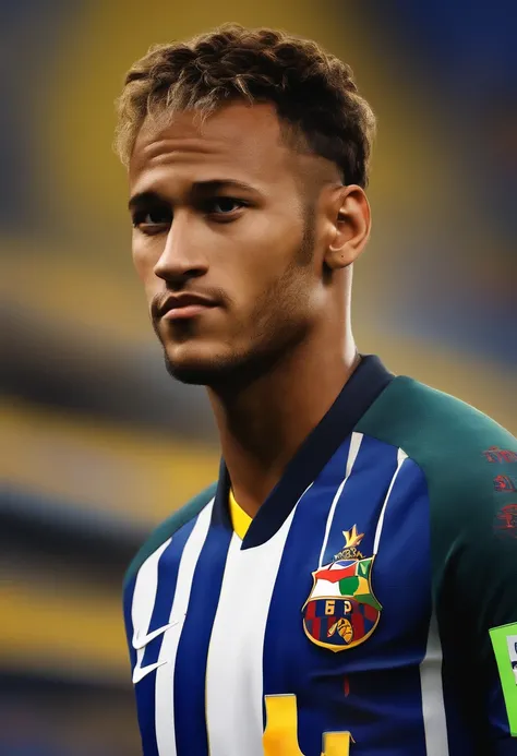 Neymar estilo filmes pixar , com o nome "Neymar"