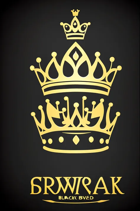 crown black background