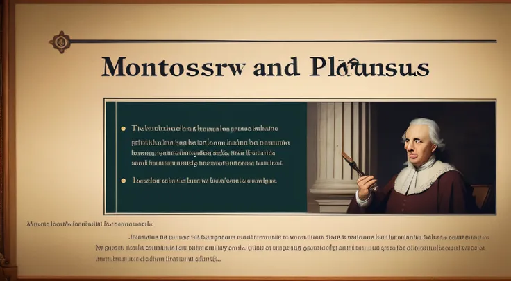 Montesquieu，Appropriate law，PPT background