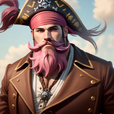 Pirate Pink Beard