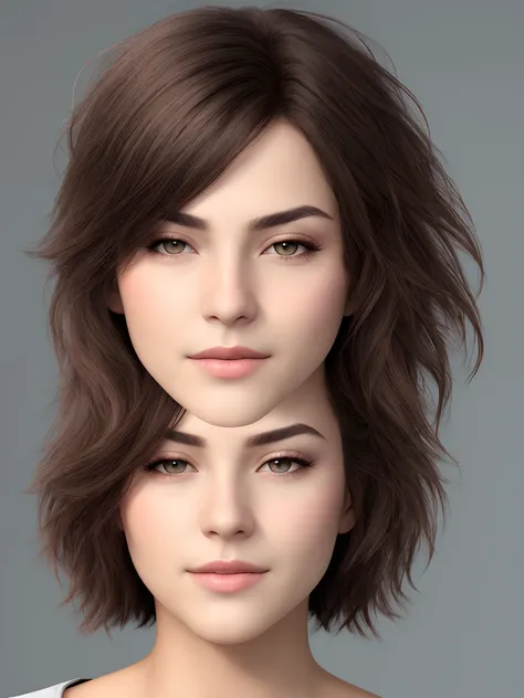 Realistic face Change background