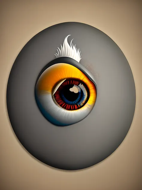 Flarry eye grey gamecock logo