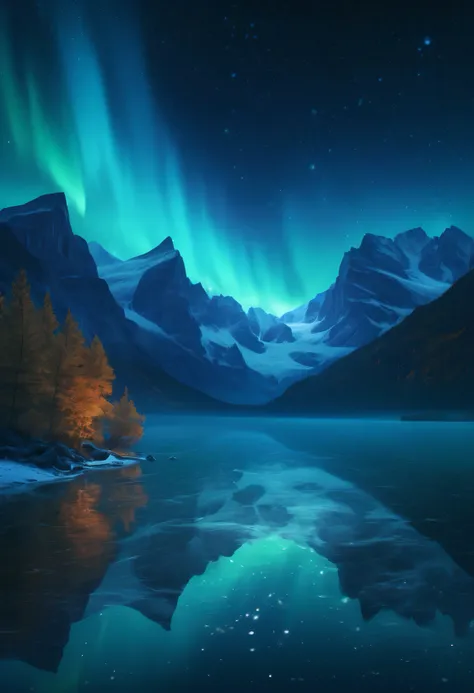 (best quality,4k,8k,highres,masterpiece:1.2),ultra-detailed,(realistic,photorealistic,photo-realistic:1.37),ethereal,dreamy,pulsating colors,vibrant,magical lights,celestial,starry night,northern lights,gradient sky,misty atmosphere,shimmering reflections,...