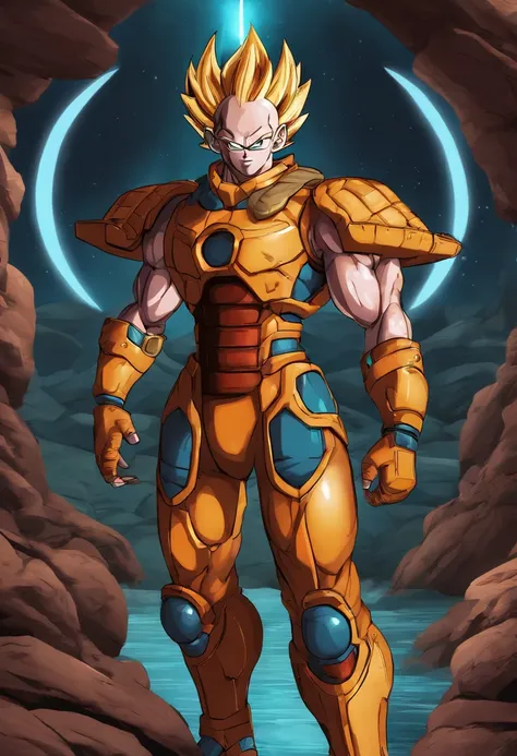 Estilo Dragon Ball, armadura metroid soldado de freeza.