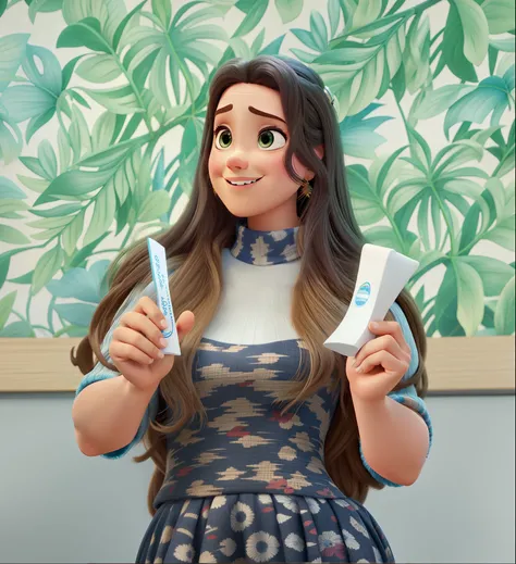 Uma mulher estilo Disney Pixar , alta qualidade, melhor qualidade